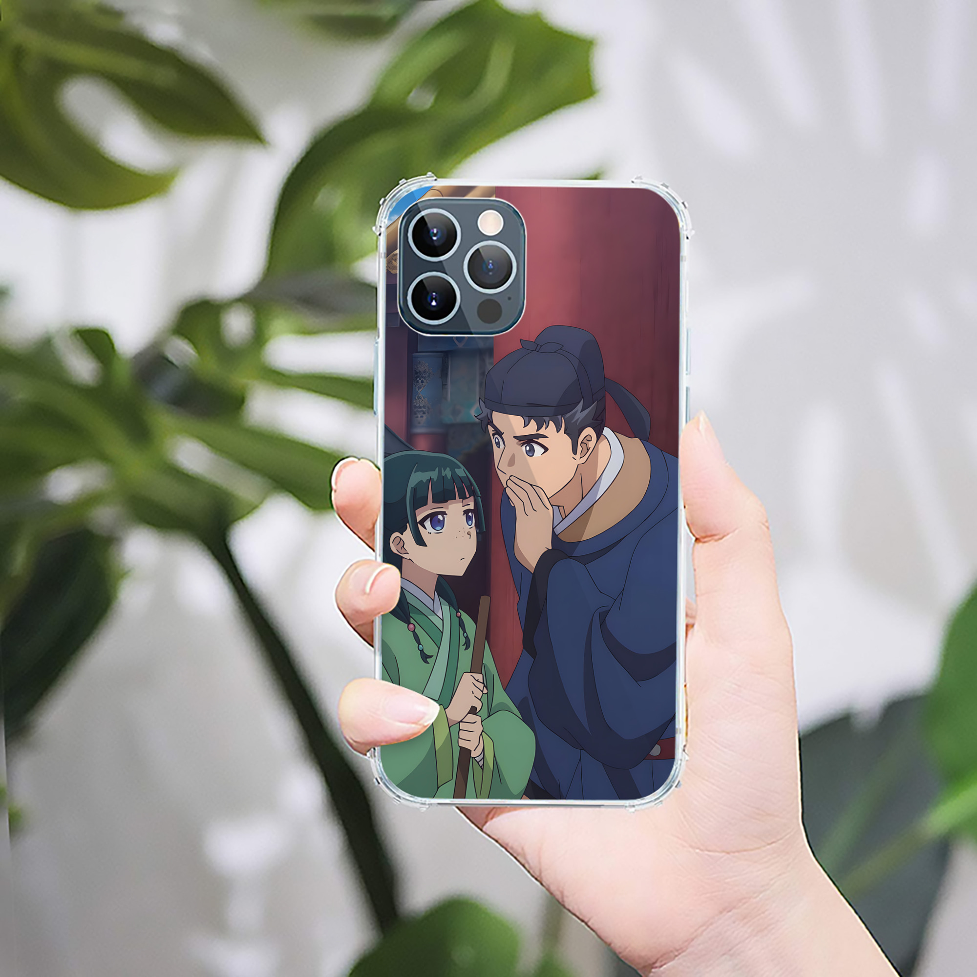 （画像用） 薬屋のひとりごと The Apothecary Diaries 【iPhone 12シリーズ対応】透明スマホケース（クリアソフトケース）